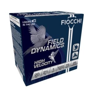 Fiocchi High Velocity Shotshells 20ga. 2-3/4" 1oz #7.5 25/ct