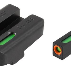 Truglo TFX Pro Tritium/Fiber-Optic Day/Night Sights Fit Springfield XD|Springfield XDM (excluding 5-1/4 in Comp Series)|Springfield XDS - Orange Outline