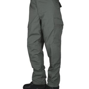 Tru-Spec BDU Basic Pants - 6.5oz. 65/35 Polyester Cotton Rip-Stop Zip Fly Closure Olive Drab Medium