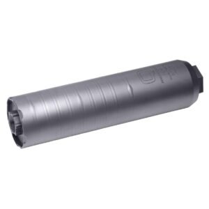 Q Trash Panda Quick Attach Suppressor 7.62mm Titanium 5/8x24 5.7" Length Bead Blast Finish Cherry Bomb Mount