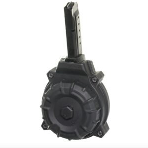 Promag S&W Shield Magazine 9mm Black Polymer Drum - 50/rd