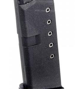 ProMag Steel Handgun Magazine Glock 43 9mm Black Polymer 6/rd