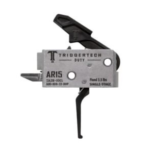 TriggerTech AR Duty Trigger Single-Stage 3.5 lb Flat Black