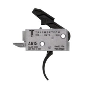 TriggerTech AR Duty Trigger Two-Stage 3.5 lb Curved Black