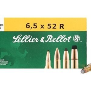 Sellier & Bellot Rifle Ammunition 6.5x52R 117 gr SP 775 fps - 20/box