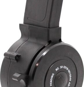 IVER JOHNSON MAGAZINE AR15 - 223 50RD DRUM BLACK POLYMER