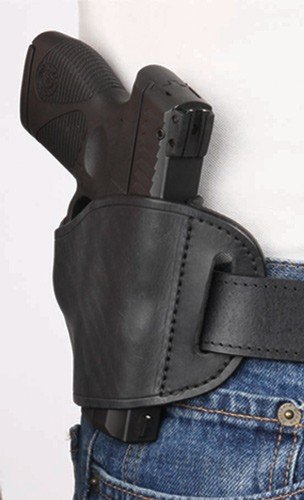 BULLDOG BELT SLIDE HOLSTER BLK - RH MED AUTOS 1911 BROWNING HP - Image 2