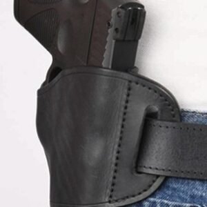 BULLDOG BELT SLIDE HOLSTER BLK - RH SMALL & MINI AUTOS