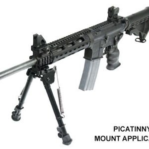 UTG BIPOD TACTICAL OP 8-12.4" - PICATINNY MOUNT W/STUD ADAPTER