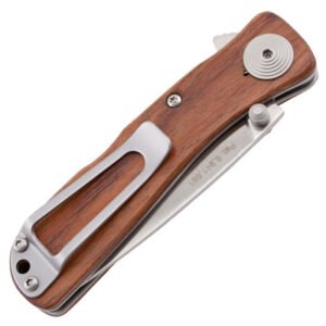 SOG KNIFE TWITCH II - SATIN POLISH WOOD HANDLE