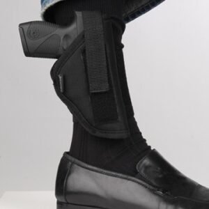 BULLDOG ANKLE HOLSTER RH BLACK - MOST REVOLVERS 2"-2 1/2" BBL