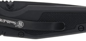 S&W KNIFE S.W.A.T SPRING ASST - 3" BLACK/BLACK LINER LOCK