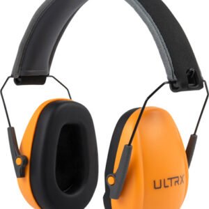ULTRX SLIM PROFILE EARMUFF - YOUTH/LADIES ORANGE
