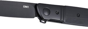 CRKT BAMBOOZLED 3.3" TANTO - ASSISTED BLACK/BLACK D2