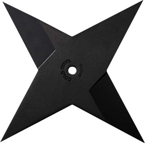 COLD STEEL MEDIUM SURE STRIKE - THROWING STAR 3-PACK BLACK