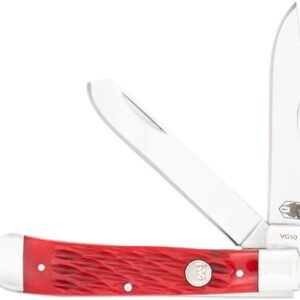 COBRATEC TRAPPER TWO BLADE - G-10 RED/SS SLIP JOINT