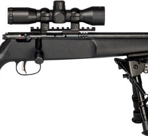 SAVAGE RASCAL XP TARGET SINGLE - SHOT 22LR 4X32 BIPOD PREC STK