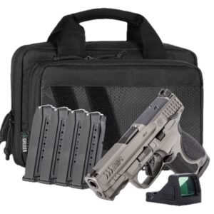 S&W M&P9 M2.0 METAL COMPACT - 3.6" 9MM 15-RD SAFETY GR BUNDL