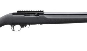 RUGER 10/22 22LR BLACK HOGUE - OVERMOULDED STOCK 20" LVT BBL