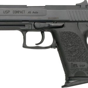 HK USP45 COMPACT V7 DAO 45ACP - 3.94" BBL 2-8RD BLACK