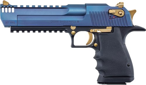 DESERT EAGLE L6 SERIES 44MAG - 6" BLACK CARBO BLUE & PIC RAIL