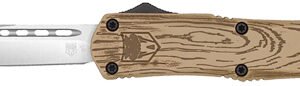 COBRATEC MEDIUM FS3 OTF 3" D2 - WOOD GRAIN CERAKOTE DROP POINT