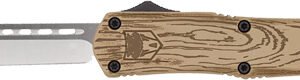 COBRATEC MEDIUM FS3 OTF 3" D2 - WOOD GRAIN CERAKOTE TANTO
