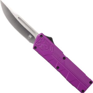 COBRATEC LIGHTWEIGHT OTF - PURPLE 3.25" DROP POINT