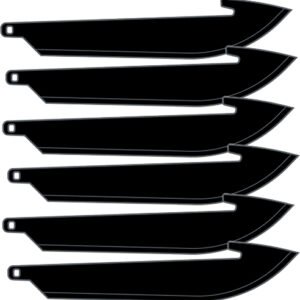OUTDOOR EDGE 3.5" REPLACEMENT - BLADES 6-PACK BLACK BLADES