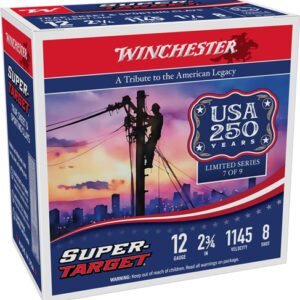 WINCHESTER TARGET 12GA 2.75" - 1-1/8OZ #8 1145FPS 250RD CASE