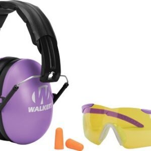 WALKERS MUFF SHOOTING PASSIVE - YOUTH GLASSES/PLUGS 27dB PURP