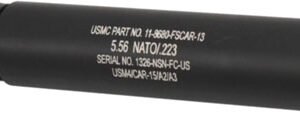 GUNTEC AR15 FAKE SUPPRESSOR - 5.5" 1/2X28 THREADS BLACK