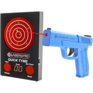 LaserLyte Quick Tyme Laser Trainer Target with Point of Impact Display and Training Handgun