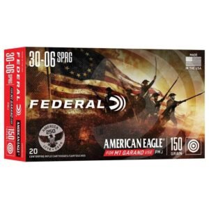 Federal American Eagle 250th Rifle Ammunition .30-06 Sprg 150gr FMJ 2740 fps 20/ct