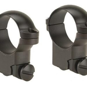 Leupold 2-Piece Solid Steel Ringmounts - Ruger M77 1" High Matte Black