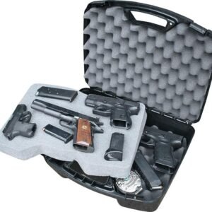 MTM Snap-Latch Four 4 Pistol Case for Up to 8" Barrel - Black