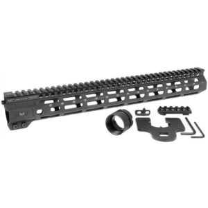 Midwest Industries Combat Rail One Piece Free Float Handguard 15" MLOK Black