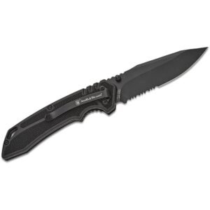 Smith & Wesson Special Ops Folding Knife 3.5" Clip Point Blade Black Box