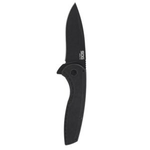 SOG Knives Aegis FLK 2.0 Folding Knife 3-1/4" Drop Point Blade Black Blister