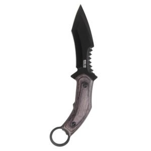 SOG Knives Phantom Edge Fixed Knife 4-3/4 Tanto Blade Black