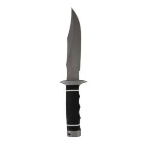 SOG Knives Tech Bowie Knife 6-2/5" Fixed Clip Point Blade Black Box