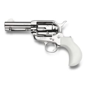 Taylor & Co TC9 1873 Single Action Handgun 9mm Luger 6rd Capacity 3.5" Barrel Nickle Flattop Birdshead Ivory Grip