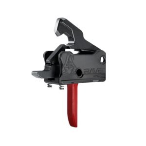 Rise Armament Rave PCC Single Stage Rifle Trigger 3.5 lb Flat Red