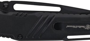 S&W KNIFE EXTREME OPS 3" TANTO - W/GLASS BREAKER BLACK/BLACK