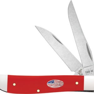 CASE KNIVES AMERICAN WORKMAN - RED SNYTHETIC MINI TRAPPER