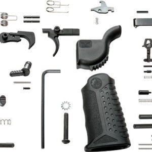 BATTLE ARMS ENHANCED COMPLETE - LOWER PARTS KIT STEEL BLACK