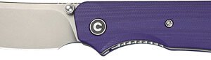 CIVIVI KNIFE CRABBY 2.7" G-10 - PURPLE STONEWASH LINER LOCK
