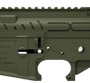 FAXON AR-15 X-TRA LITE - RECEIVER SET OD GREEN STRIPPED