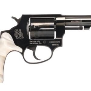 HERITAGE ROSCOE 38SPL 3" - FIXED BLACK WHITE PEARL GRIP