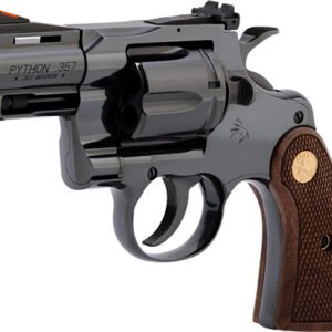 COLT PYTHON 357MAG 2.5" 6RD - BLUED WALNUT GOLD MEDALLION